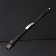 Браслет из USB-провода (черный)
