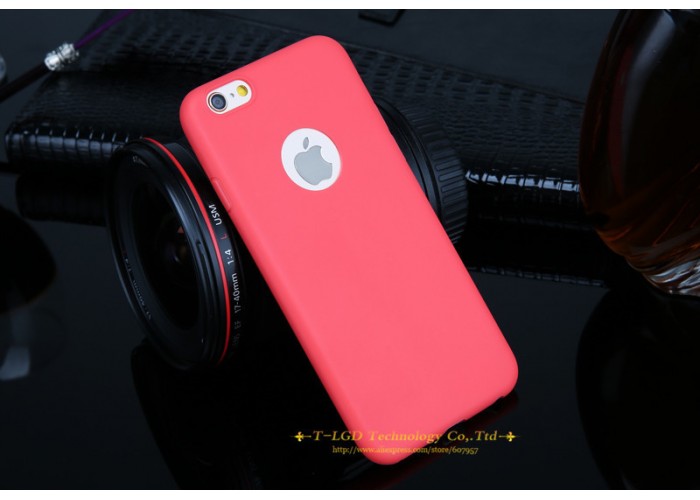 Силиконовый чехол для  iPhone 6/6S (красный)