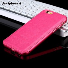 Алюминиевый бампер + розовая накладка для iPhone 6/6S