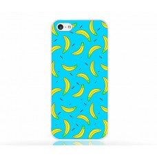 Пластиковый чехол для iPhone 5/5S  с принтом "Бананы"