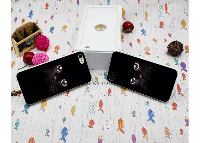 Чехол для iPhone 5/5s "Черная кошка"
