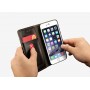 Чехол-кошелек для iPhone 5-5S (черный)