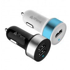 Автомобильное зарядное устройство iFans 2 USB MFI 3.1A