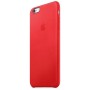 Кожаный чехол Apple Leather Case Red для iPhone 6 Plus 6s Plus (копия)