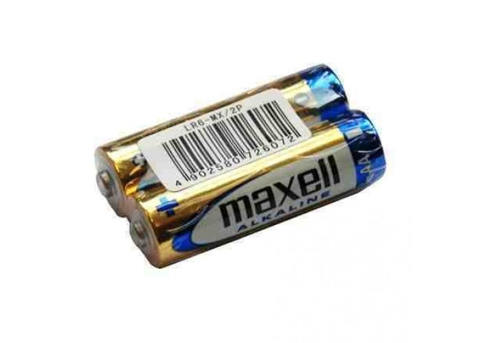 2 x Батарейка AA Maxell Alkaline LR6 в пленке
