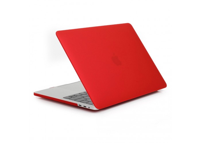 Пластиковый чехол MacBook Pro 15 Soft Touch Matte Red (2016/2017)
