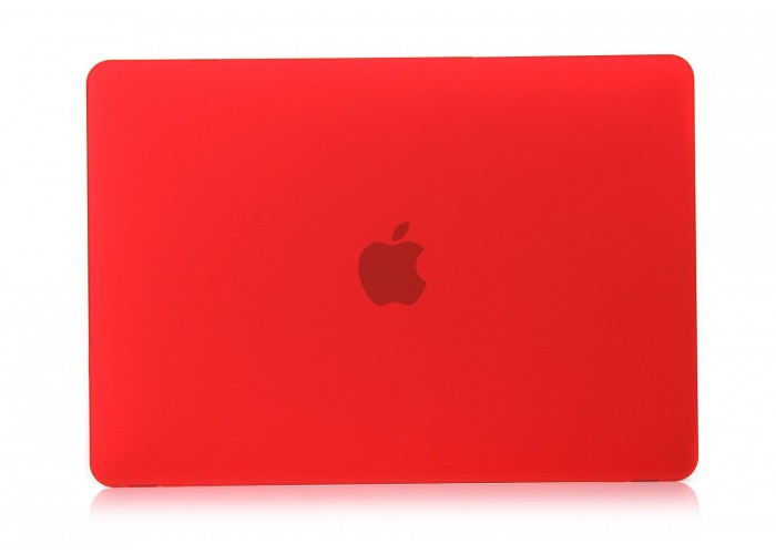 Пластиковый чехол MacBook Pro 13 Soft Touch Matte Red (2016/2017)
