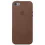 Чехол для iPhone 5/5s Apple Leather Case Brown (копия)