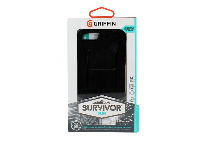 Защитный чехол Griffin Survivor Slim Black