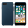 Кожаный чехол Apple Leather Case Cosmos Blue для iPhone 7/iPhone 8 (копия)