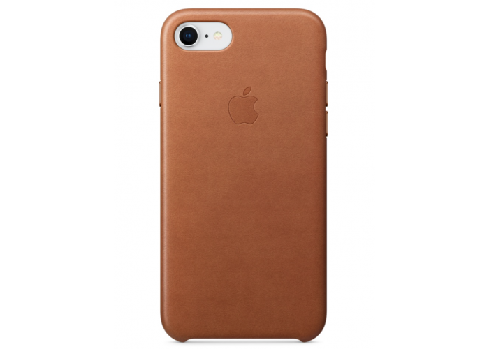 Кожаный чехол Apple Leather Case Saddle Brown для iPhone 7/iPhone 8 (копия)