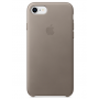 Кожаный чехол Apple Leather Case Taupe для iPhone 7/iPhone 8 (копия)