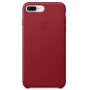 Кожаный чехол Apple Leather Case Red для iPhone 7 plus/iPhone 8 plus (копия)