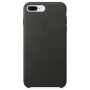 Кожаный чехол Apple Leather Case Charcoal Gray для iPhone 7plus/iPhone 8plus (копия)