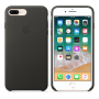 Кожаный чехол Apple Leather Case Charcoal Gray для iPhone 7plus/iPhone 8plus (копия)