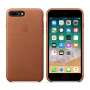 Кожаный чехол Apple Leather Case Saddle Brown для iPhone 7 plus/iPhone 8 plus (копия)
