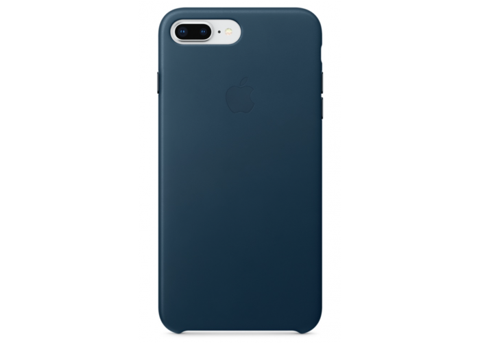 Кожаный чехол Apple Leather Case Cosmos Blue для iPhone 7 Plus/iPhone 8 Plus (копия)