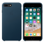 Кожаный чехол Apple Leather Case Cosmos Blue для iPhone 7 Plus/iPhone 8 Plus (копия)