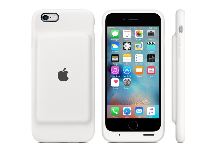 Силиконовый чехол iPhone 6 / 6s Smart Battery Case White (MGQM2)