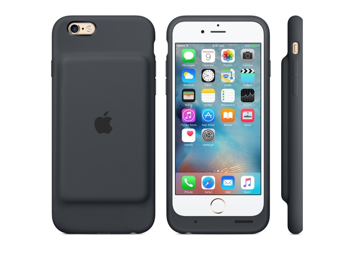 Силиконовый чехол iPhone 6 / 6s Smart Battery Case Black (MN012)