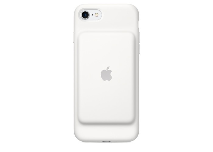 Силиконовый чехол iPhone 7 Smart Battery Case White (MN012)
