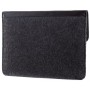 Черный чехол-конверт для MacBook  Air 13,3 и Pro 13,3 с элементами кожи (GM04)