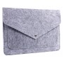 Светло-серый чехол-конверт для  Macbook Air 13,3 и Pro 13,3 (GM07)