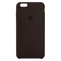 Силиконовый чехол Apple Silicone Case Dark Brown для iPhone 6 (копия)