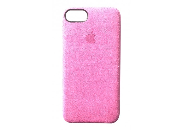 Премиум чехол Alcantara Cover Light Pink (Светло-розовый) для iPhone 7/8