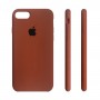 Силиконовый чехол Apple Silicon Case Cocoa (Коричневый) для iPhone 7/8 (копия)