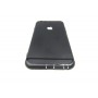 Ультратонкий чехол-накладка для iPhone 6 с вырезом под яблоко (Черный)