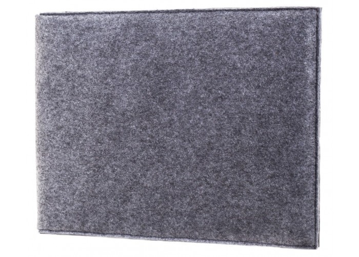 Чехол-конверт для Macbook Air 13,3 и Pro 13,3  фетр серый c резинкой (GM18)