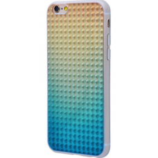 Чехол для iPhone 6/6s пластик+силикон 3D Gradient №1