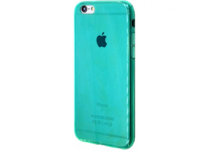 Силиконовый чехол для iPhone 6/6s глянцевый зеленый