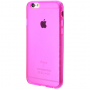 Силиконовый чехол для iPhone 6/6s глянцевый розовый