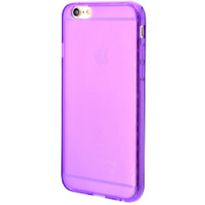 Силиконовый чехол для iPhone 6/6s глянцевый фиолетовый
