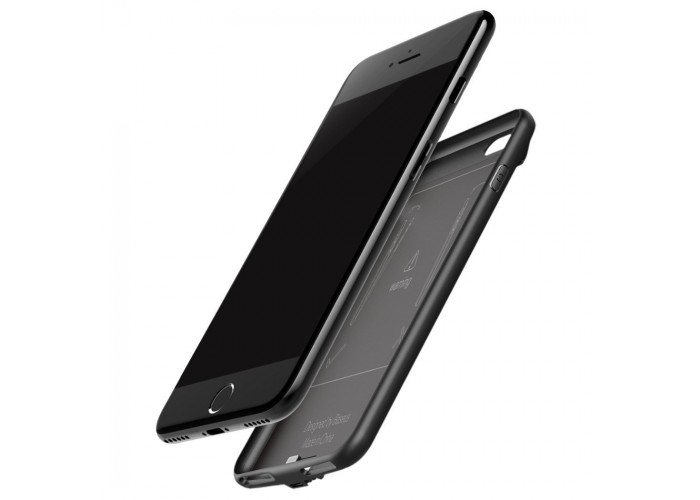 Чехол для iPhone 6/6s Baseus Plaid Backpack Power Bank Case 5000 mAh черный