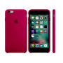 Силиконовый чехол Apple Silicon Case Rose Red для iPhone 6 Plus/6s Plus (копия)