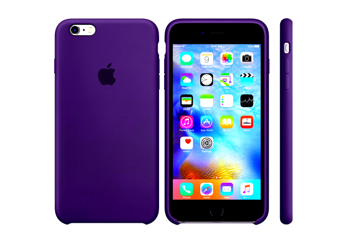 Силиконовый чехол Apple Silicon Case Ultra Violet для iPhone 6 Plus/6s Plus (копия)
