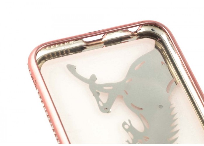 Чехол для iPhone 6/6s Kingxbar Diamond Единорог розовый