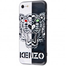 Чехол для iPhone 6/6s Kenzo черно-белый тигр