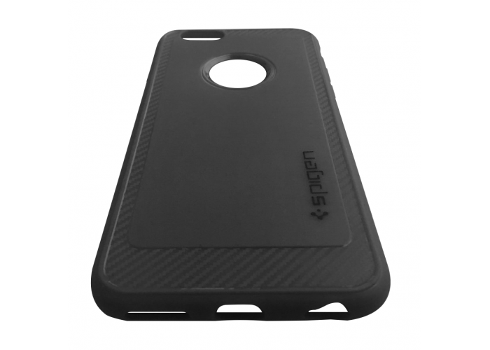 Силиконовый чехол для iPhone 6/6s Spigen Black (черный)