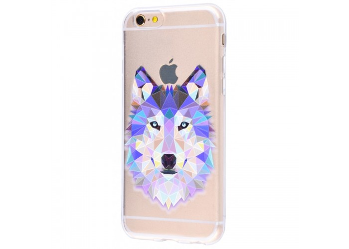 Чехол для iPhone 6/6s blue wolf