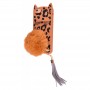 Чехол для iPhone 6/6s Leopard Cat pompon (коричневый)