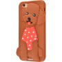 Чехол для iPhone 6/6s CoolWay Dog коричневый