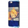Чехол для iPhone 6/6s перламутр кот