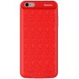 Чехол для iPhone 7/8 Baseus Plaid Backpack Power Bank Case 2500 mAh красный