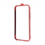 Бампер для iPhone X Cristal Swarovski красный