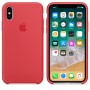 Силиконовый чехол Apple Silicone Case Red Raspberry для iPhone X /10 Xs/10s (копия)