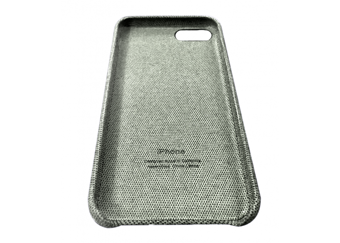 Тканевый чехол для iPhone 7/8 Hiha Canvas Pattern Case светло-серый
